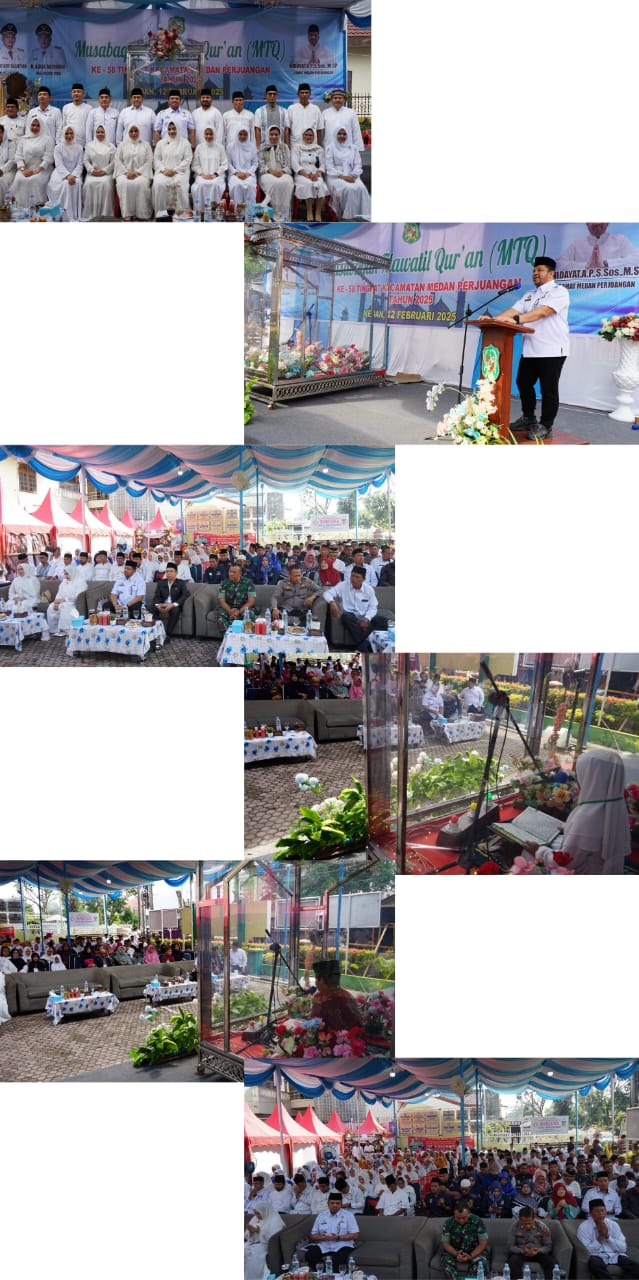 Pelaksanaan Kegiatan MTQ ke-58 Tingkat Kecamatan Medan Perjuangan Tahun 2025